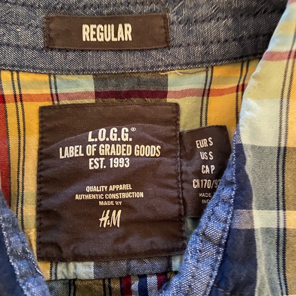 💕2 for $25💕💯% cotton plaid button-down shirt - Picture 2 of 3